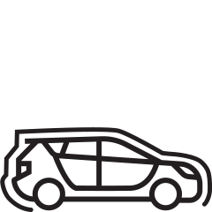 Enables vehicle crash management  icon